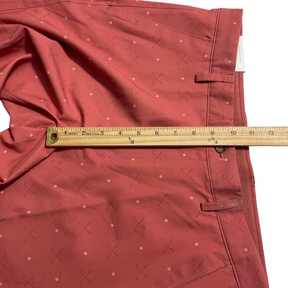 Greg Norman Mens Golf Shorts Size 32 Golf Ball Print Zip Fly Mid Rise Quick Dry - Picture 8 of 10